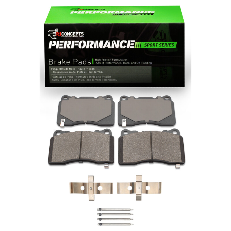 Dodge Viper Performance Sport Brake Pads - Front + Rear - R1 Concepts - R1 Performance Sport - `14-`17